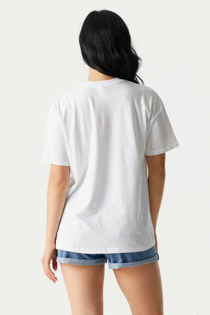 Stitches Ladies Live Free Butterfly Graphic T-Shirt 2 Stitches Ladies Live Free Butterfly Graphic T-Shirt