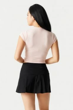 Stitches Ladies Mystic Vibes Graphic Cropped T-Shirt