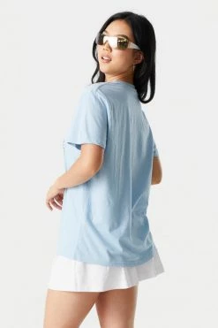 Stitches Ladies Fearless Anime Graphic Oversized T-Shirt Tops