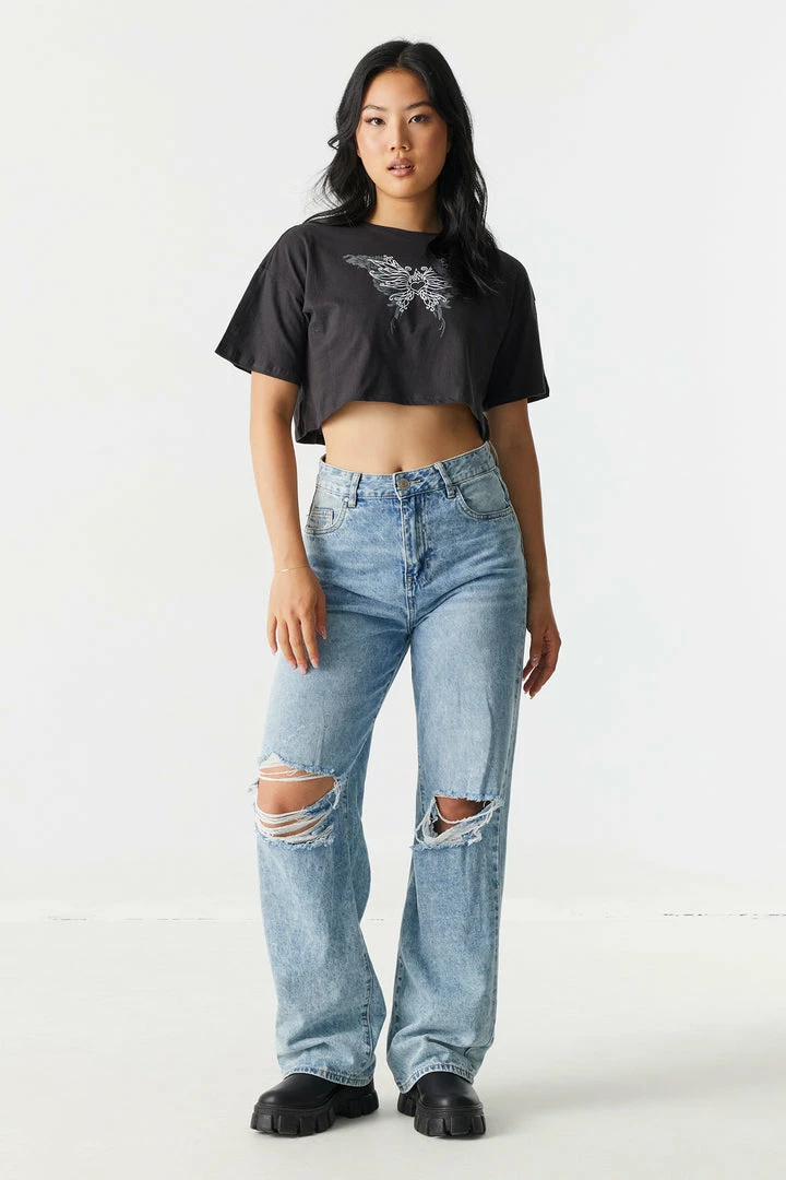 Stitches Ladies Tops Heart Tattoo Graphic Boxy Skimmer T-Shirt 3 Stitches Ladies Tops Heart Tattoo Graphic Boxy Skimmer T-Shirt