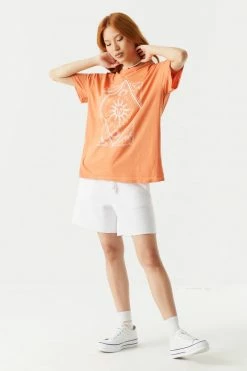 Stitches Ladies Tops Mystic Sun And Moon Graphic T-Shirt