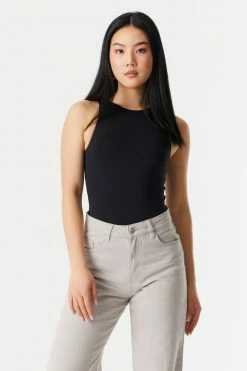 Stitches Ladies Tops High-Neck Contour Bodysuit