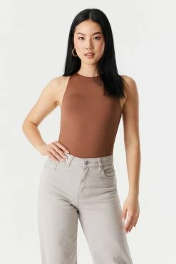 Stitches Ladies Tops High-Neck Contour Bodysuit