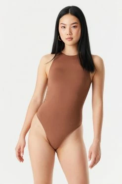 Stitches Ladies Tops High-Neck Contour Bodysuit