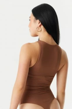 Stitches Ladies Tops High-Neck Contour Bodysuit