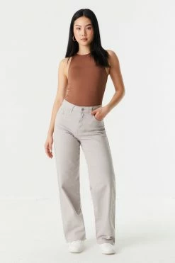 Stitches Ladies Tops High-Neck Contour Bodysuit