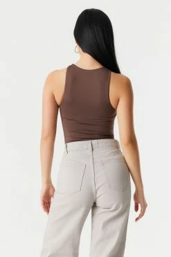 Stitches Ladies Tops High-Neck Contour Bodysuit