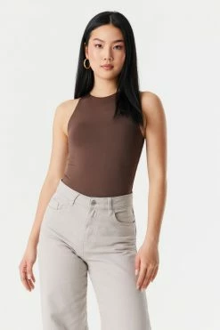 Stitches Ladies Tops High-Neck Contour Bodysuit