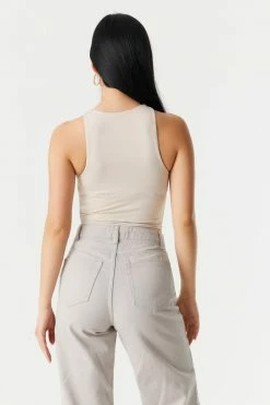 Stitches Ladies Tops High-Neck Contour Bodysuit