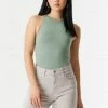 Stitches Ladies Tops High-Neck Contour Bodysuit
