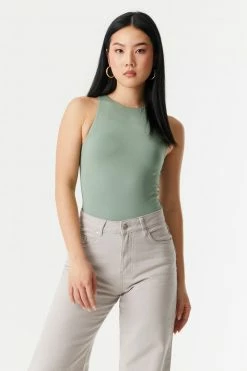 Stitches Ladies Tops High-Neck Contour Bodysuit