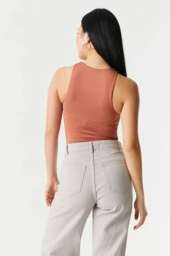 Stitches Ladies Tops High-Neck Contour Bodysuit