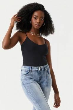 Stitches Ladies Contour V-Neck Cami Bodysuit Tops