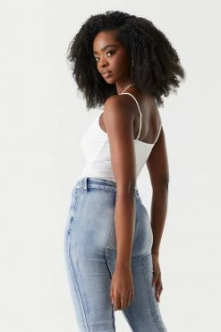 Stitches Ladies Contour V-Neck Cami Bodysuit Tops