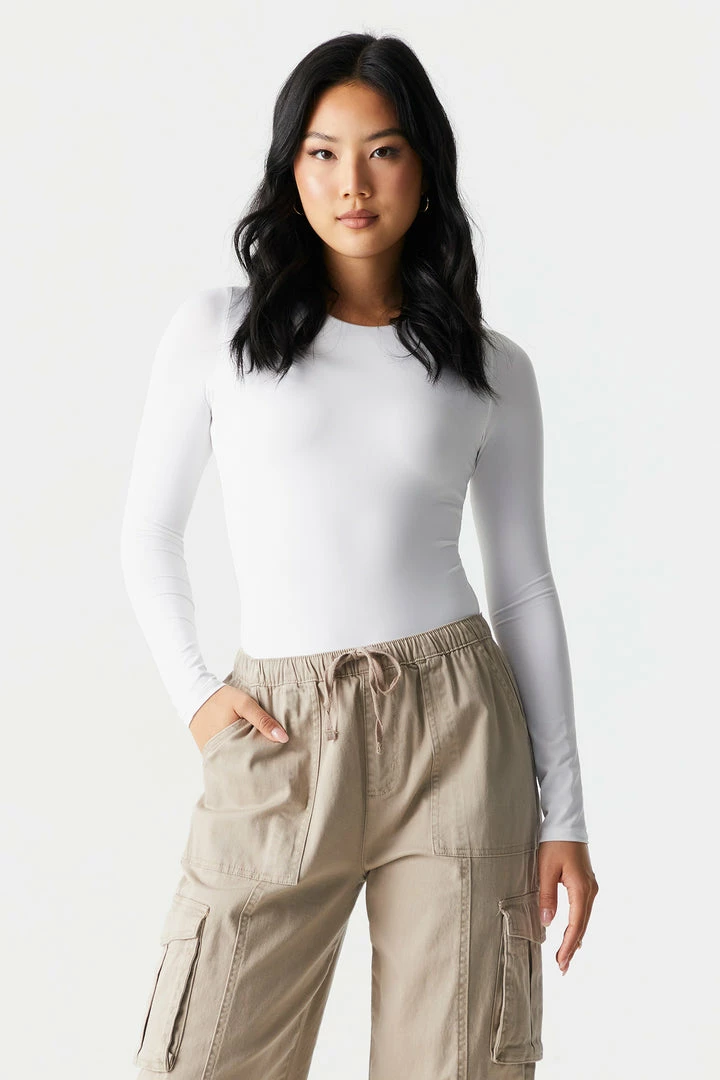 Stitches Ladies Contour Long Sleeve Bodysuit 1 Stitches Ladies Contour Long Sleeve Bodysuit