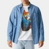 Mens Button-Up Denim Shirt