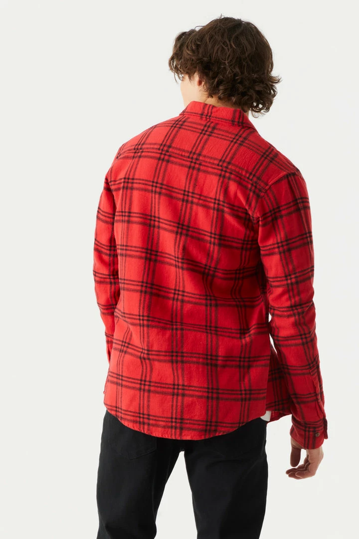 Mens Tops Plaid Button-Up Long Sleeve Top 8 Mens Tops Plaid Button-Up Long Sleeve Top