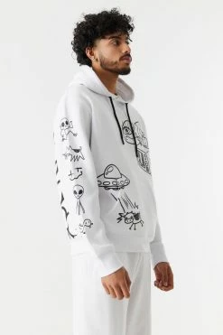 Mens Tops Trouble Maker Graphic Hoodie