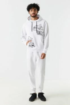 Mens Tops Trouble Maker Graphic Hoodie