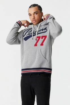 Mens Tops Pistons Graphic Varsity Hoodie
