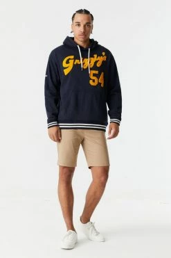 Mens Grizzly's Graphic Varsity Hoodie Tops
