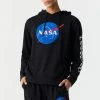 Mens Tops NASA Graphic Chenille Hoodie