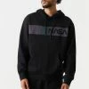 Mens Reflective Iridescent NASA Graphic Hoodie Tops