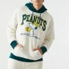 Mens Peanuts Varsity Graphic Hoodie