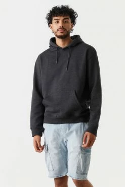 Mens Everyday Drawstring Popover Hoodie