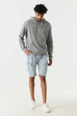 Mens Everyday Drawstring Popover Hoodie