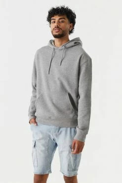 Mens Everyday Drawstring Popover Hoodie