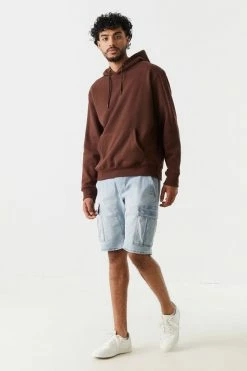 Mens Everyday Drawstring Popover Hoodie