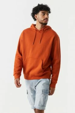 Mens Everyday Drawstring Popover Hoodie