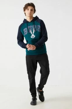 Mens Tops Bugs Bunny Varsity Graphic Hoodie