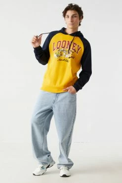Mens Looney Tunes Varsity Graphic Hoodie