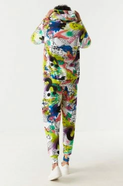 Mens Graffiti Print Jogger 7 Mens Graffiti Print Jogger