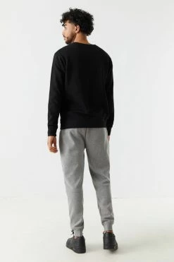 Mens Online Exclusive Moto Panel Drawstring Jogger