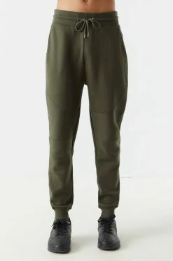Mens Online Exclusive Moto Panel Drawstring Jogger