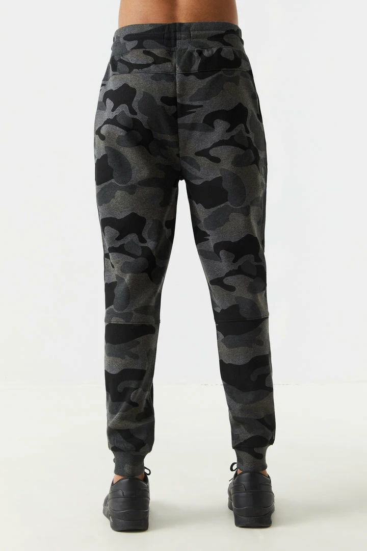 Mens Camo Print Moto Panel Drawstring Jogger Online Exclusive 3 Mens Camo Print Moto Panel Drawstring Jogger Online Exclusive