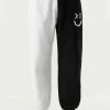 Mens Online Exclusive Be Happy Smiley Graphic Colour Block Jogger