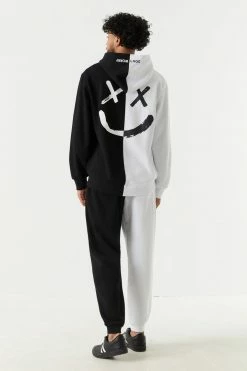 Mens Online Exclusive Be Happy Smiley Graphic Colour Block Jogger 7 Mens Online Exclusive Be Happy Smiley Graphic Colour Block Jogger