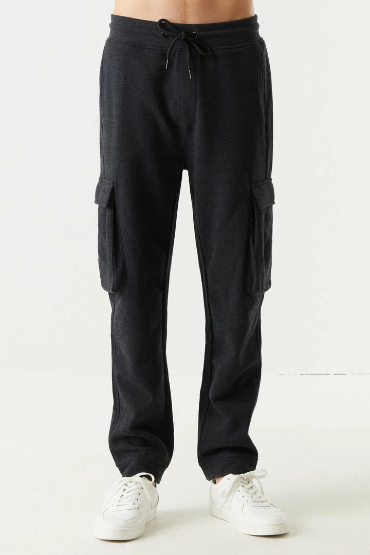 Mens Self-Tie Drawstring Cargo Jogger 1 Mens Self-Tie Drawstring Cargo Jogger