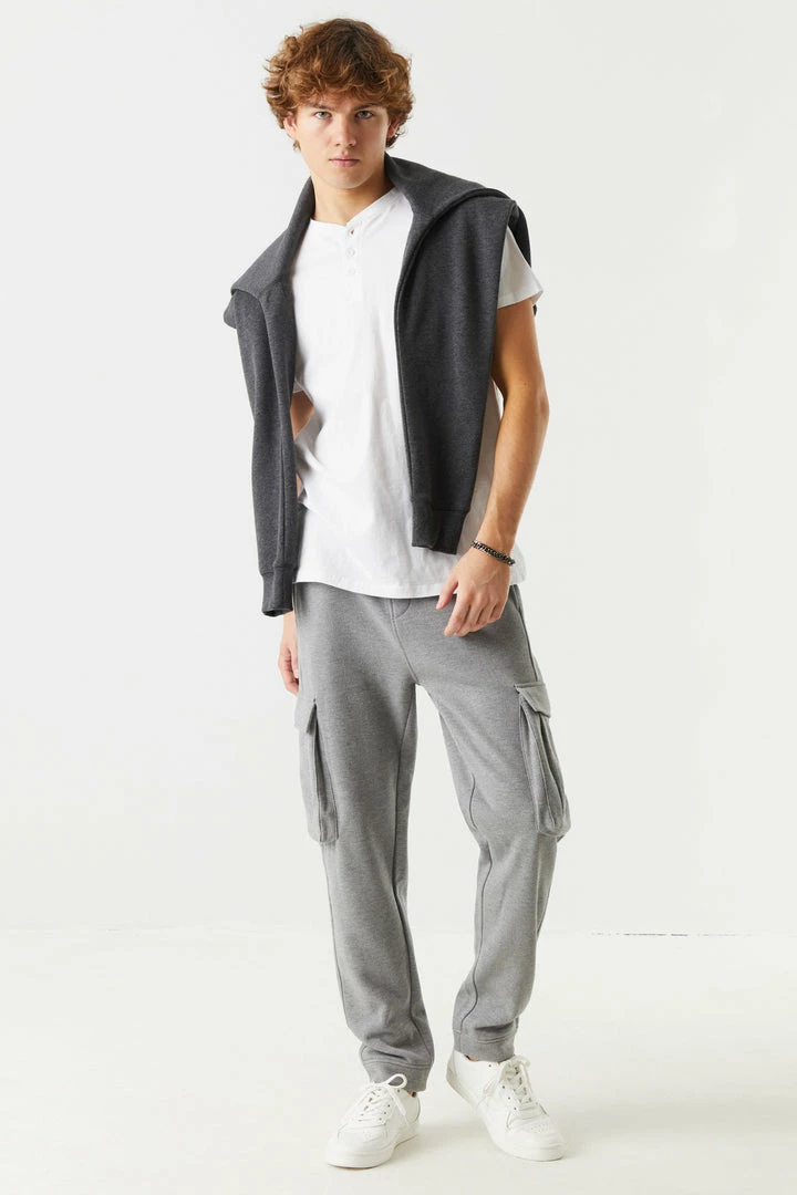 Mens Self-Tie Drawstring Cargo Jogger 10 Mens Self-Tie Drawstring Cargo Jogger