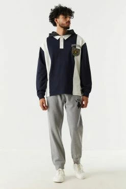 Mens Athletic Mascot Graphic Jogger