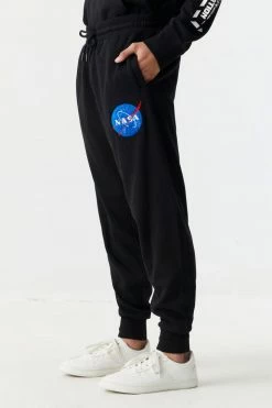 Mens NASA Graphic Chenille Jogger