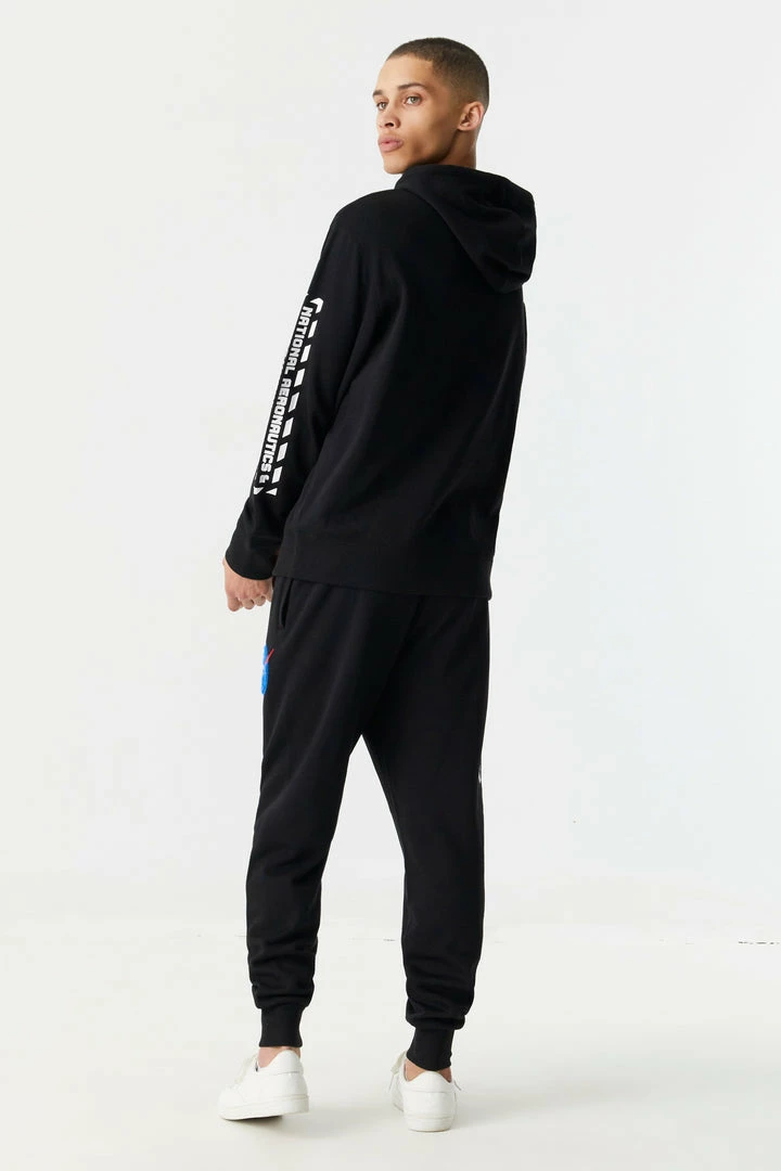 Mens NASA Graphic Chenille Jogger 4 Mens NASA Graphic Chenille Jogger