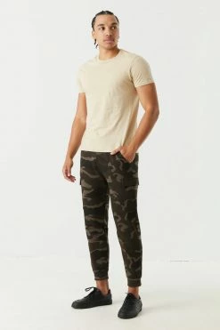 Mens Basic Camo Print Cargo Jogger Online Exclusive