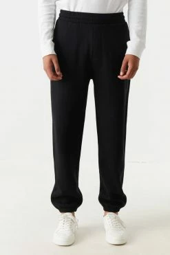 Mens Basic Elastic Waist Pull-On Jogger