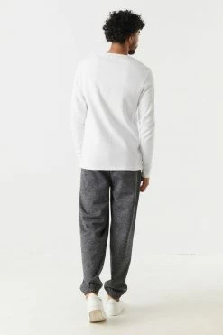 Mens Basic Elastic Waist Pull-On Jogger