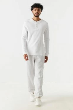 Mens Basic Elastic Waist Pull-On Jogger